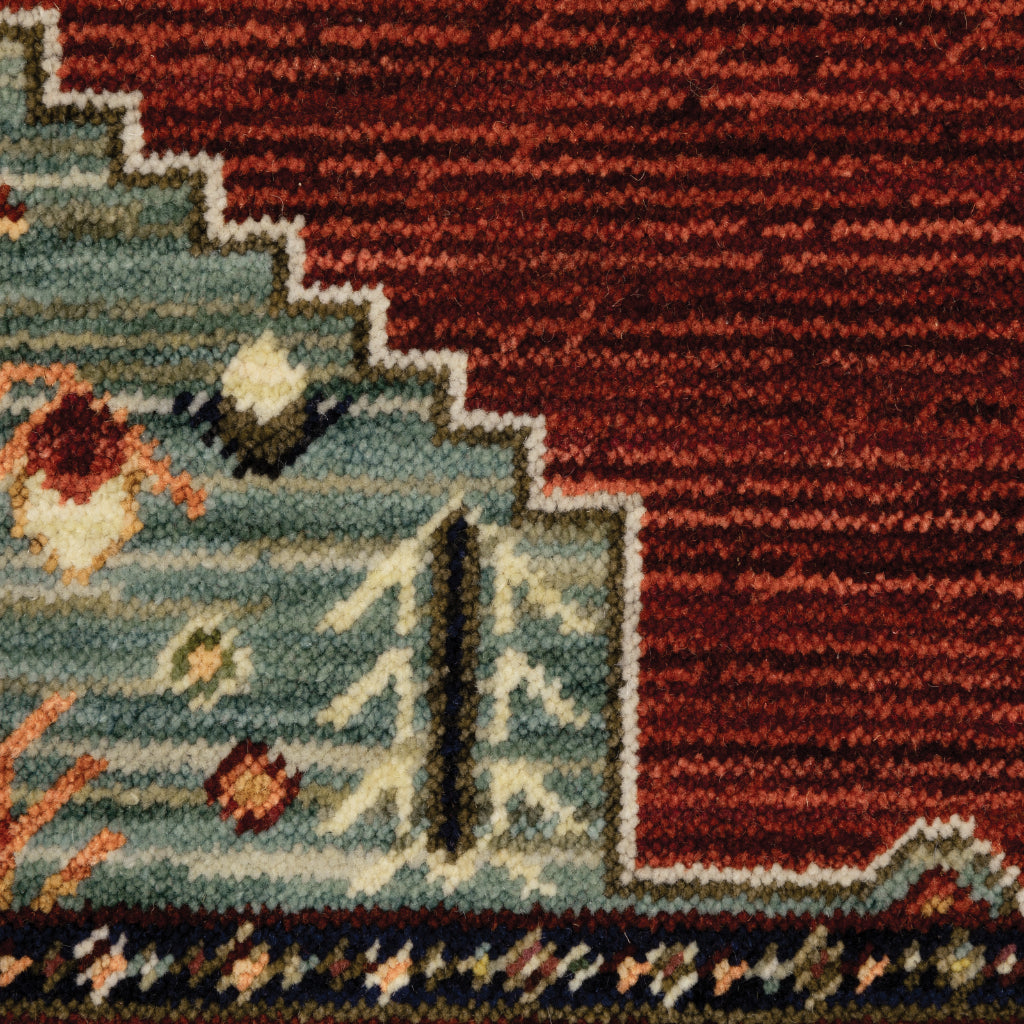 Oriental Weavers Lilihan 5503M Multicolor Rectangle Indoor Runner - Soft & Durable Low Pile Rug with Medallion Design-