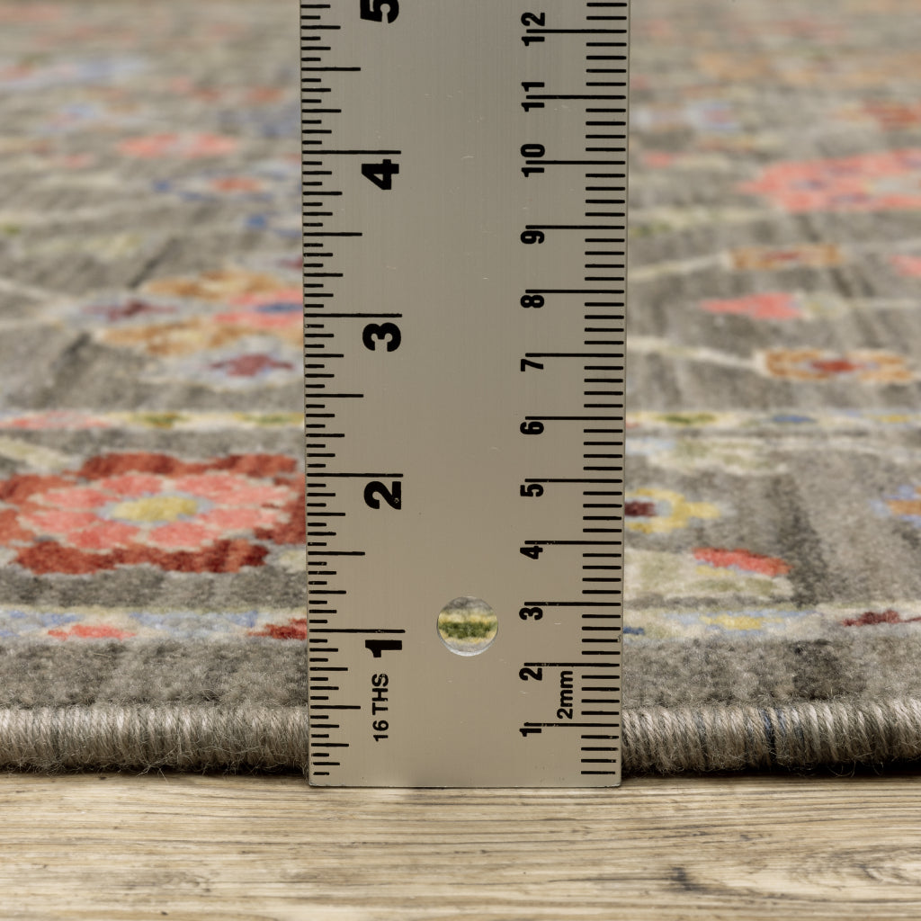 Oriental Weavers Lucca 093K1 Multicolor Rectangle Indoor Runner - Soft & Durable Low Pile Rug with Persian Design-