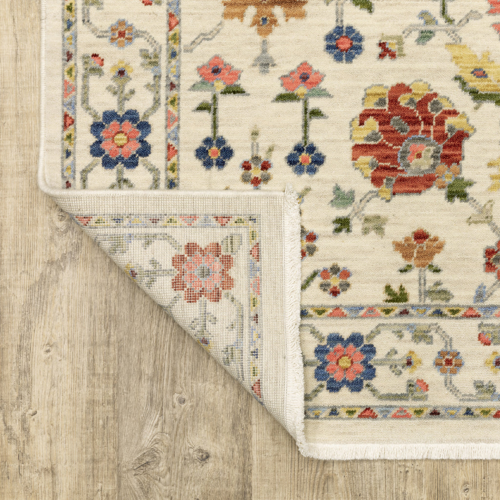 Oriental Weavers Lucca 093W1 Multicolor Rectangle Indoor Area Rug - Soft & Durable Low Pile Rug with Persian Design-