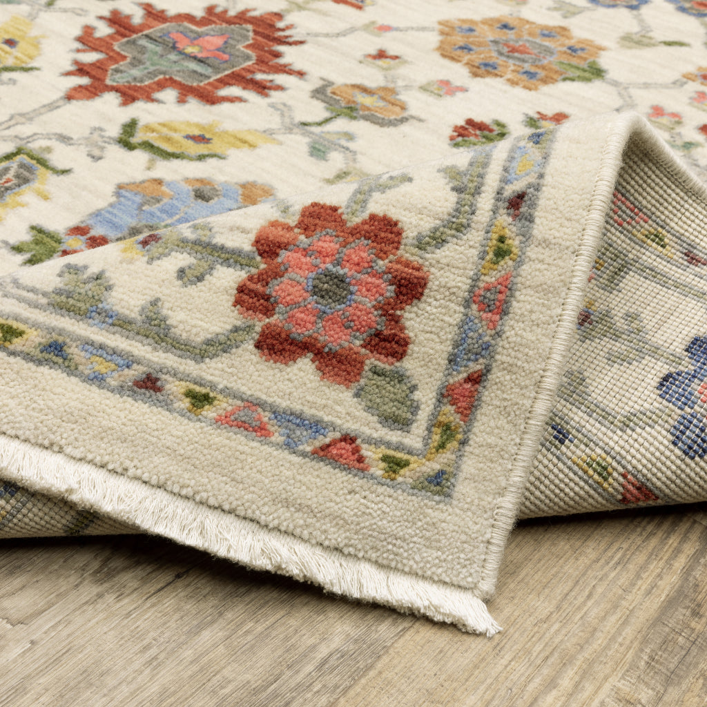 Oriental Weavers Lucca 093W1 Multicolor Rectangle Indoor Area Rug - Soft & Durable Low Pile Rug with Persian Design-