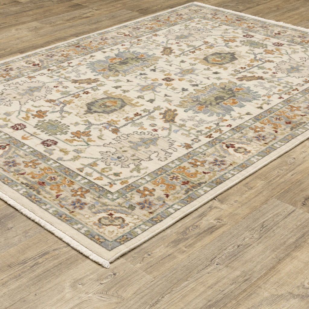 Oriental Weavers Lucca 2063Y Multicolor Rectangle Indoor Area Rug - Soft & Durable Low Pile Rug with Persian Design-