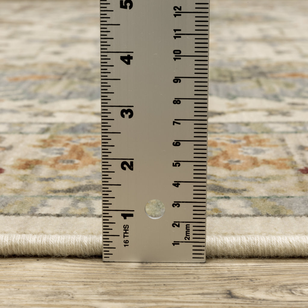 Oriental Weavers Lucca 2063Y Multicolor Rectangle Indoor Area Rug - Soft & Durable Low Pile Rug with Persian Design-