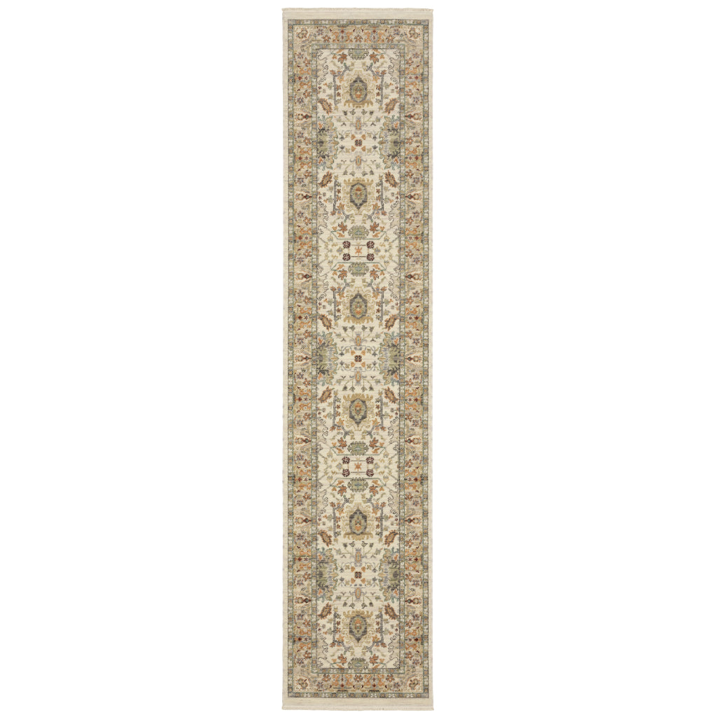 Oriental Weavers Lucca 2063Y Multicolor Rectangle Indoor Area Rug - Soft & Durable Low Pile Rug with Persian Design-