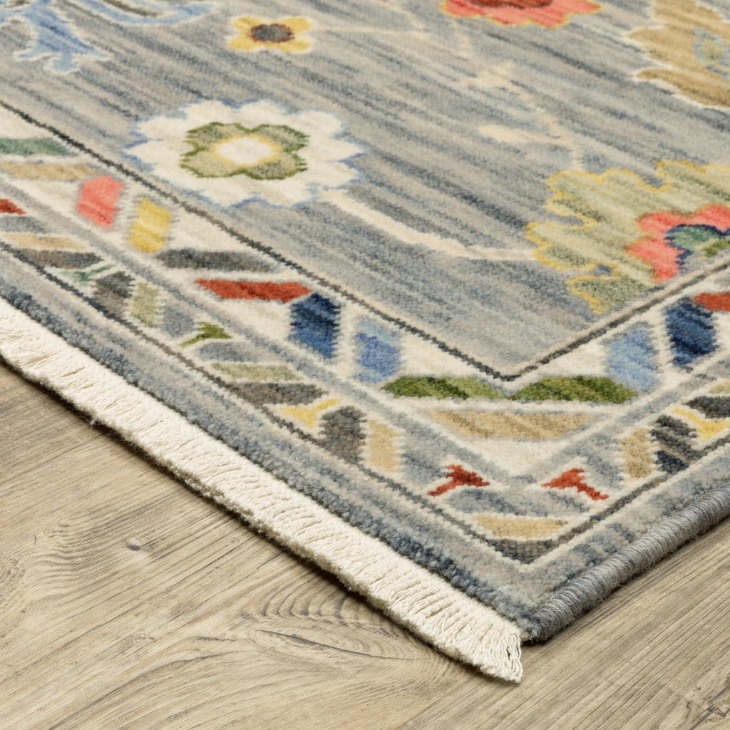 Oriental Weavers Lucca 2888G Grey Rectangle Indoor Runner Oriental Pattern-