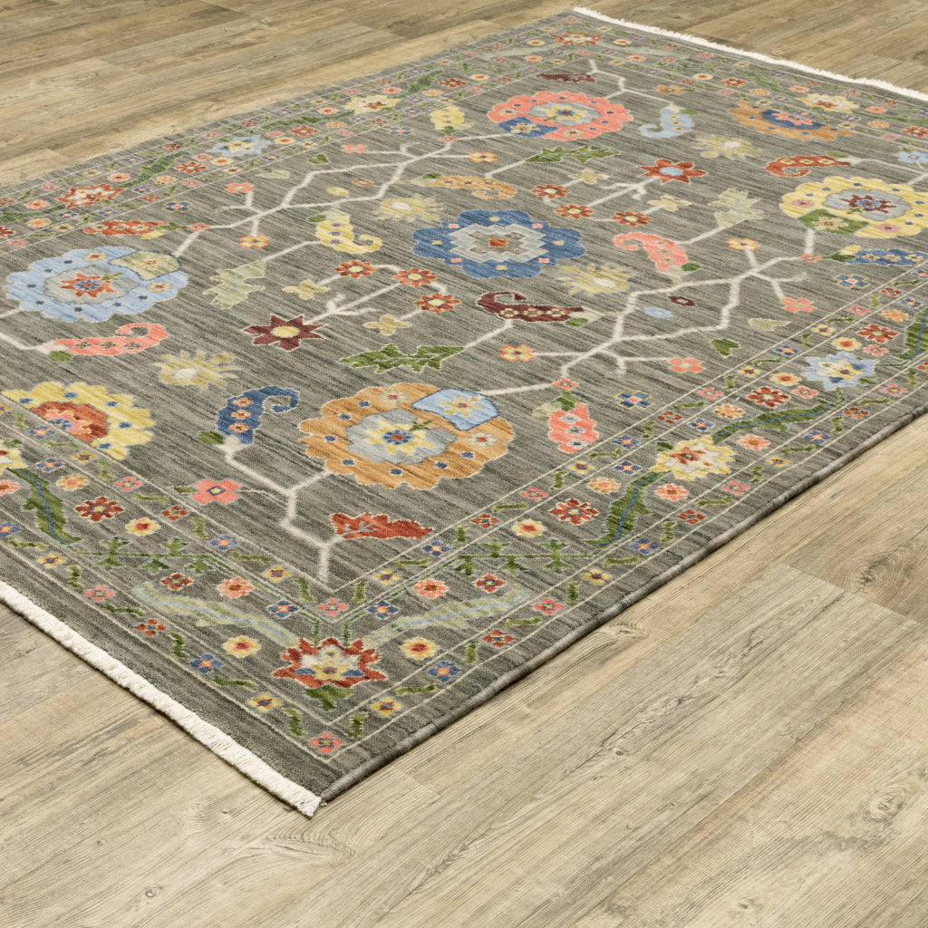 Oriental Weavers Lucca 5506K Multicolor Rectangle Indoor Area Rug - Soft & Durable Low Pile Rug with Persian Design-