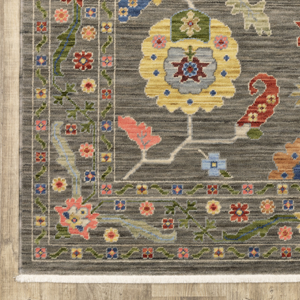 Oriental Weavers Lucca 5506K Multicolor Rectangle Indoor Area Rug - Soft & Durable Low Pile Rug with Persian Design-