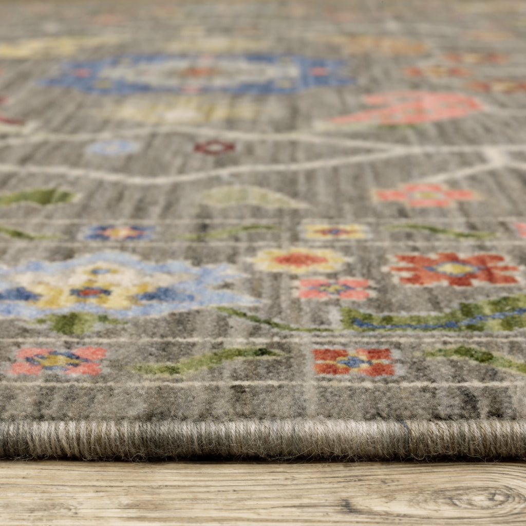 Oriental Weavers Lucca 5506K Multicolor Rectangle Indoor Area Rug - Soft & Durable Low Pile Rug with Persian Design-