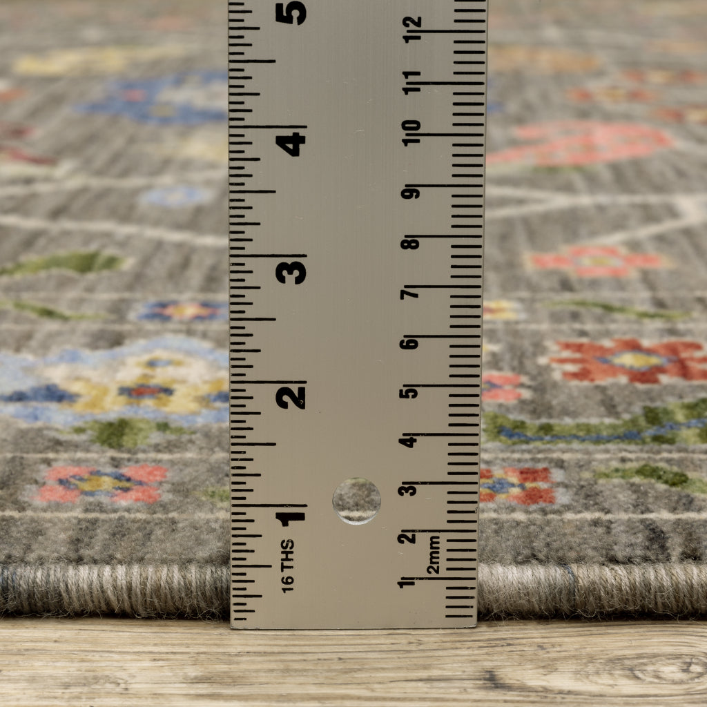 Oriental Weavers Lucca 5506K Multicolor Rectangle Indoor Area Rug - Soft & Durable Low Pile Rug with Persian Design-