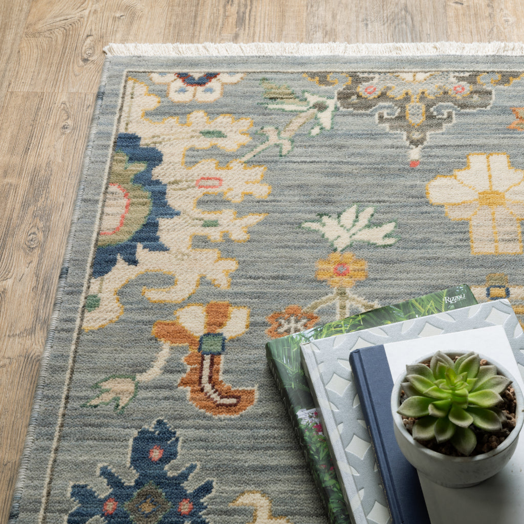 Oriental Weavers Lucca 5507E Multicolor Rectangle Indoor Area Rug - Soft & Durable Low Pile Rug with Persian Design-
