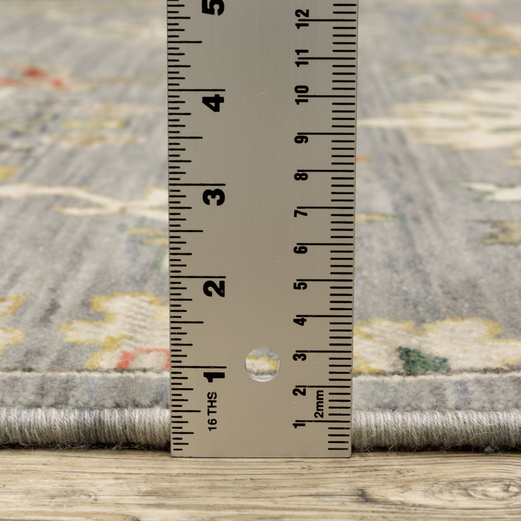 Oriental Weavers Lucca 5507E Multicolor Rectangle Indoor Area Rug - Soft & Durable Low Pile Rug with Persian Design-