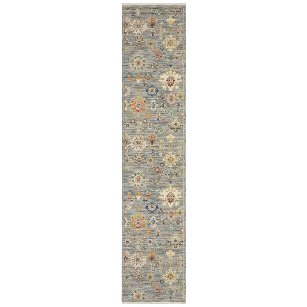 Oriental Weavers Lucca 5507E Multicolor Rectangle Indoor Area Rug - Soft & Durable Low Pile Rug with Persian Design-
