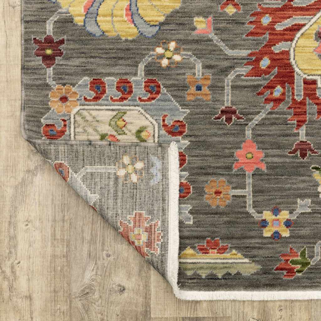 Oriental Weavers Lucca 8111K Multicolor Rectangle Indoor Area Rug - Soft & Durable Low Pile Rug with Persian Design-