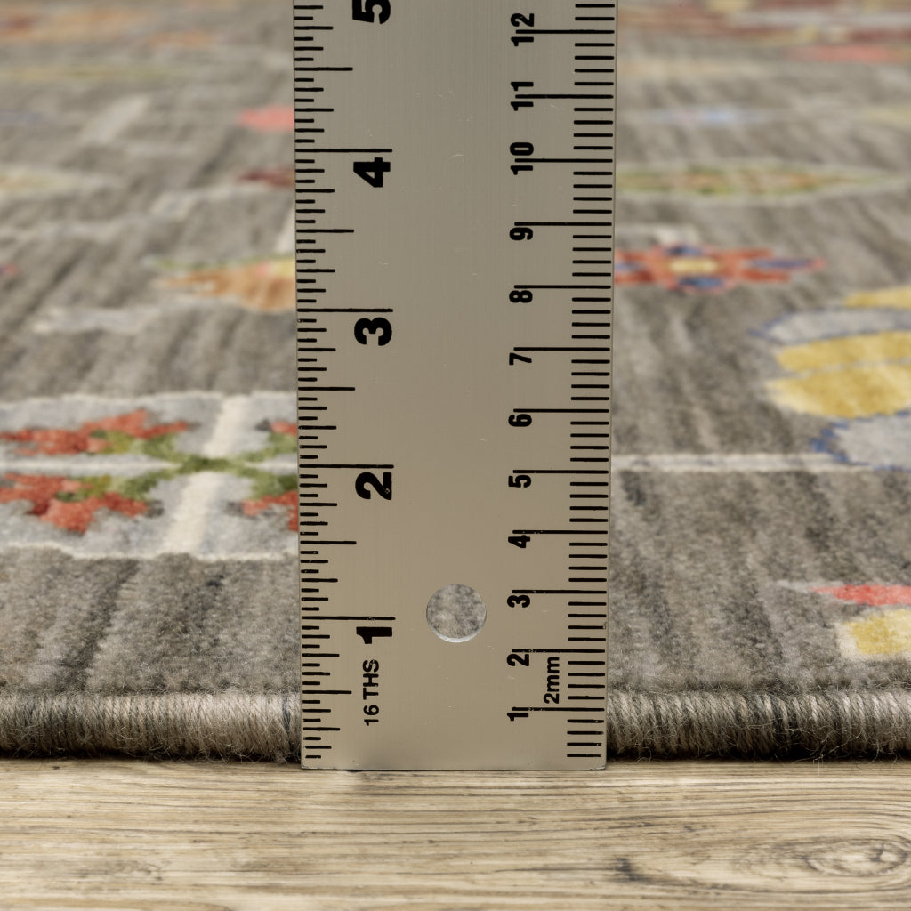Oriental Weavers Lucca 8111K Multicolor Rectangle Indoor Area Rug - Soft & Durable Low Pile Rug with Persian Design-
