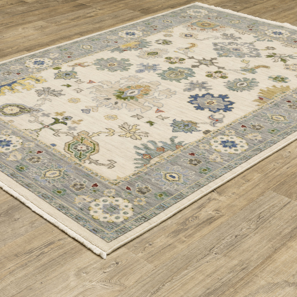 Oriental Weavers Lucca 846H1 Multicolor Rectangle Indoor Area Rug - Soft & Durable Low Pile Rug with Persian Design-