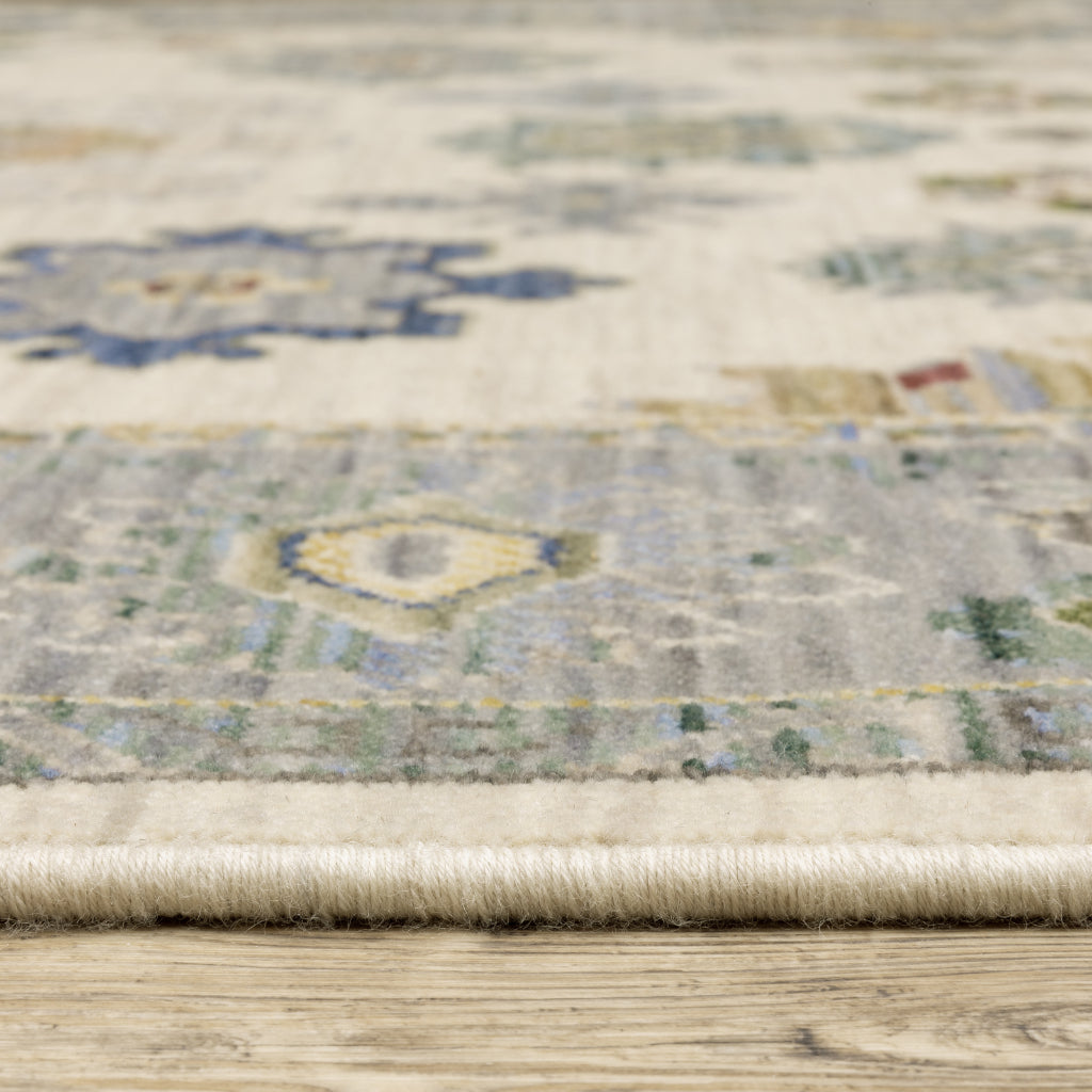 Oriental Weavers Lucca 846H1 Multicolor Rectangle Indoor Area Rug - Soft & Durable Low Pile Rug with Persian Design-