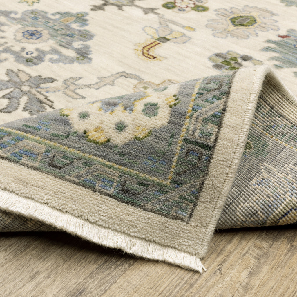 Oriental Weavers Lucca 846H1 Multicolor Rectangle Indoor Area Rug - Soft & Durable Low Pile Rug with Persian Design-