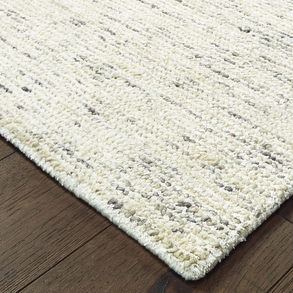 Oriental Weavers Lucent 45902 Two-Color Rectangle Indoor Runner - Contemporary Hand Tufted Rug Made of Wool & Viscose-