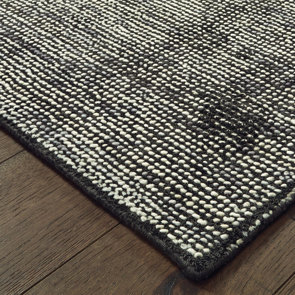 Oriental Weavers Lucent 45904 Two-Color Rectangle Indoor Runner - Contemporary Hand Tufted Rug Made of Wool & Viscose-