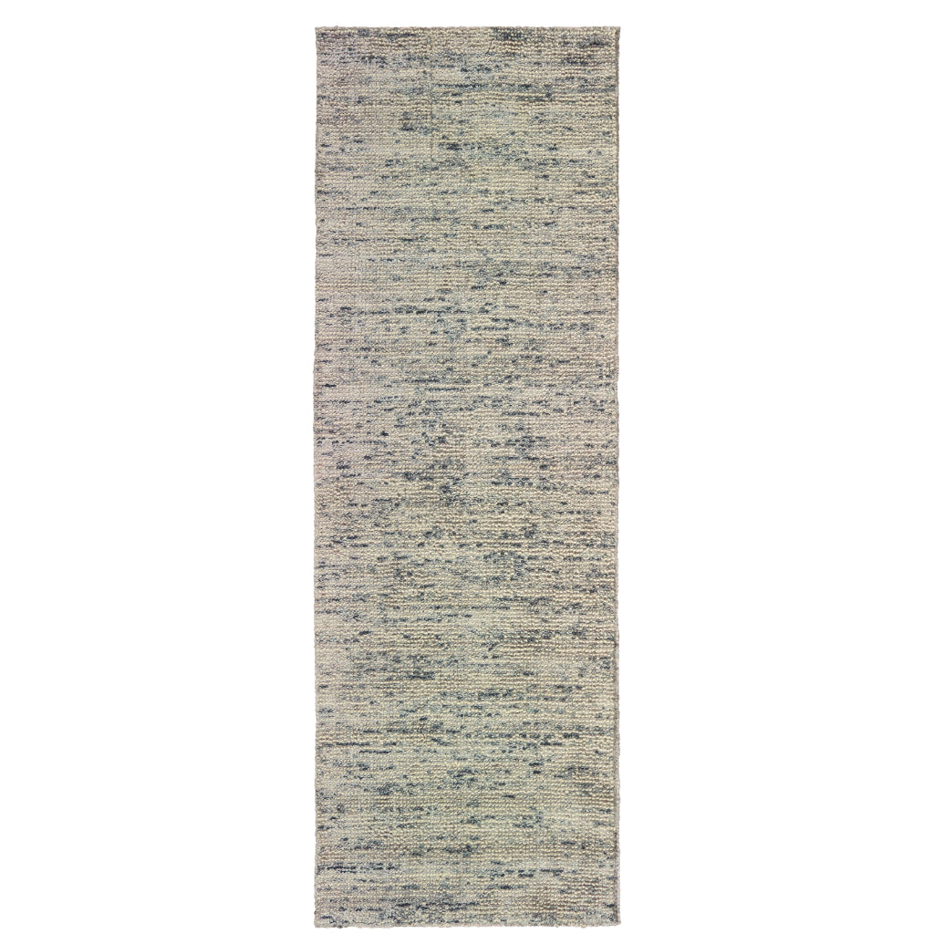 Oriental Weavers Lucent 45905 Two-Color Rectangle Indoor Runner - Contemporary Hand Tufted Rug Made of Wool & Viscose-