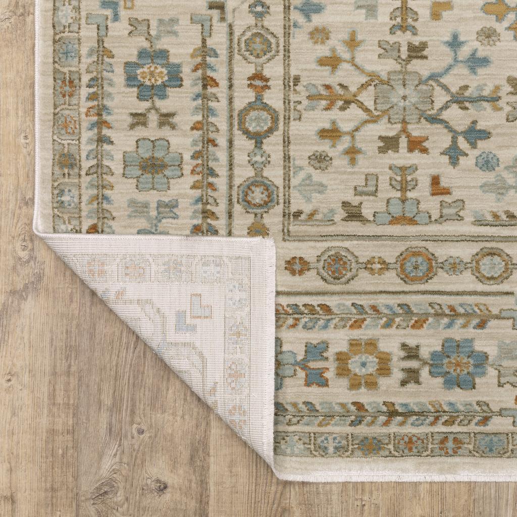 Oriental Weavers Maeve MAE01 Ivory Rectangle Indoor Area Rug Oriental Pattern-