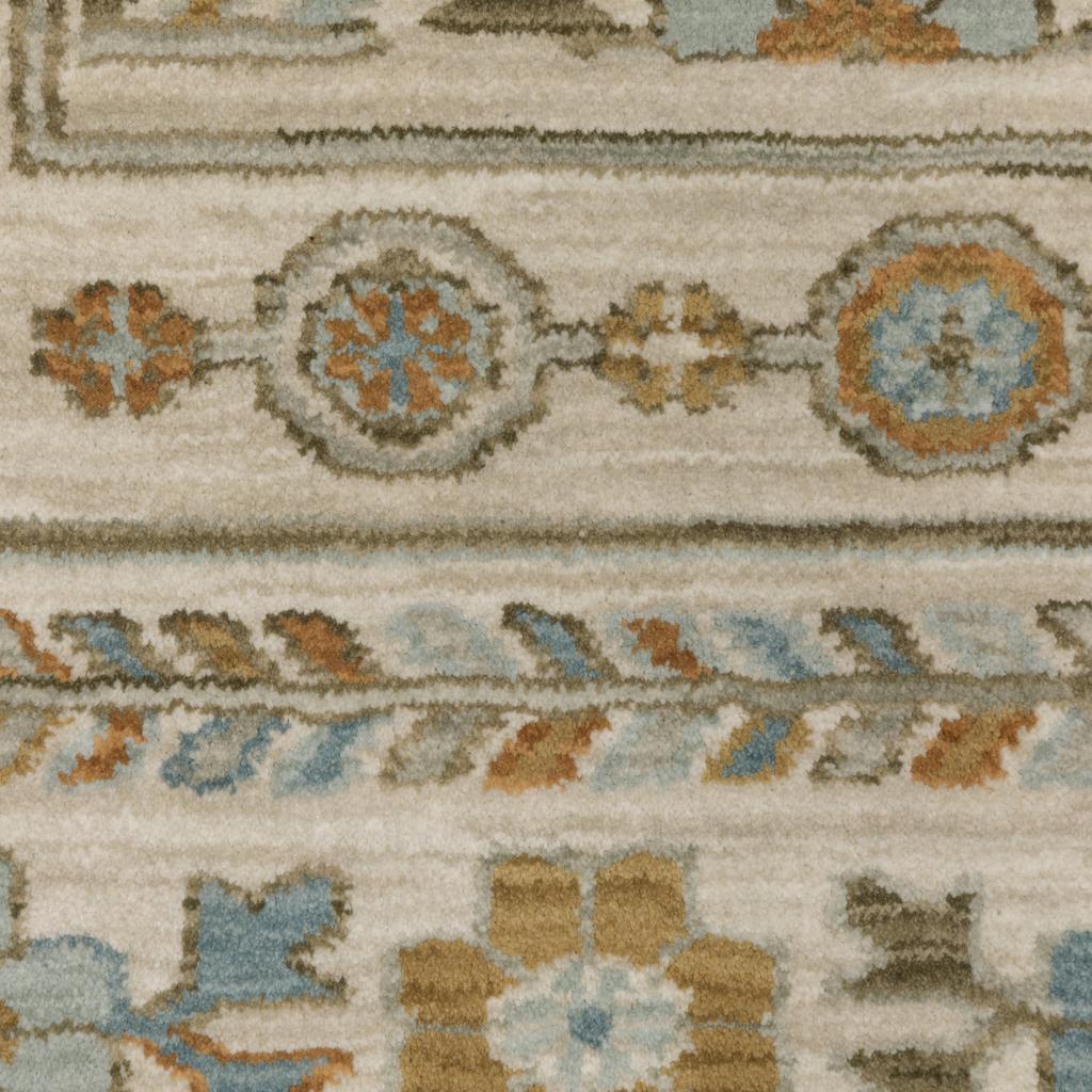 Oriental Weavers Maeve MAE01 Ivory Rectangle Indoor Runner Oriental Pattern-
