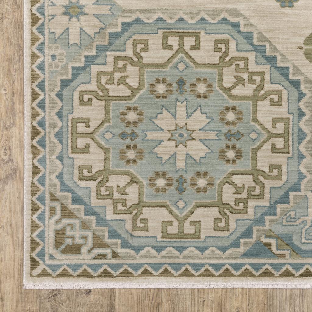 Oriental Weavers Maeve MAE03 Beige Rectangle Indoor Area Rug Oriental Pattern-