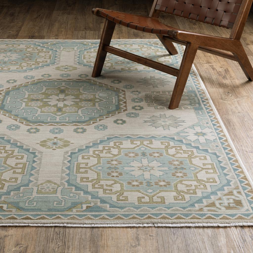 Oriental Weavers Maeve MAE03 Beige Rectangle Indoor Area Rug Oriental Pattern-
