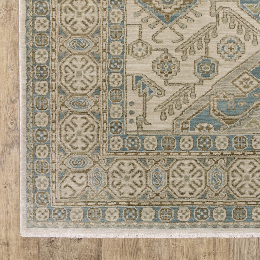 Oriental Weavers Maeve MAE05 Beige Rectangle Indoor Area Rug Oriental Pattern-