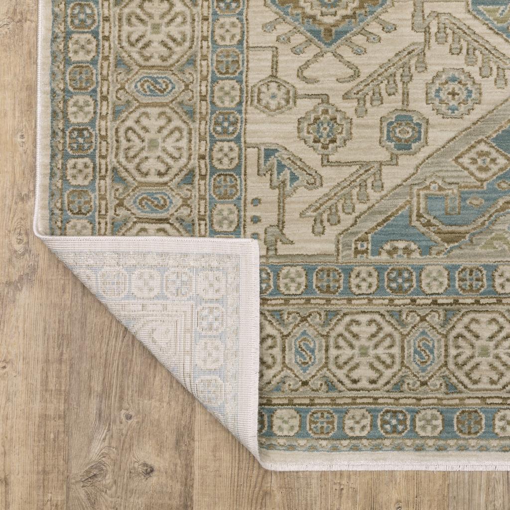 Oriental Weavers Maeve MAE05 Beige Rectangle Indoor Runner Oriental Pattern-