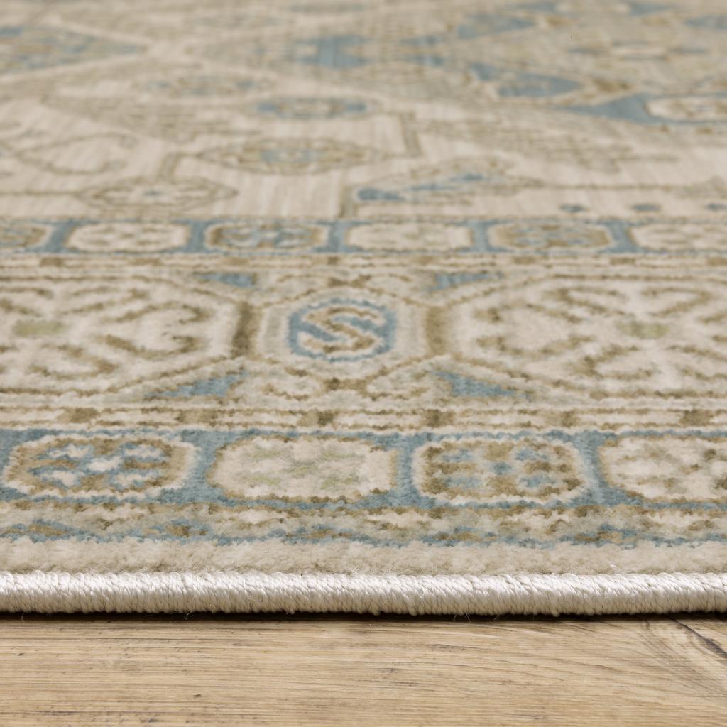 Oriental Weavers Maeve MAE05 Beige Rectangle Indoor Runner Oriental Pattern-