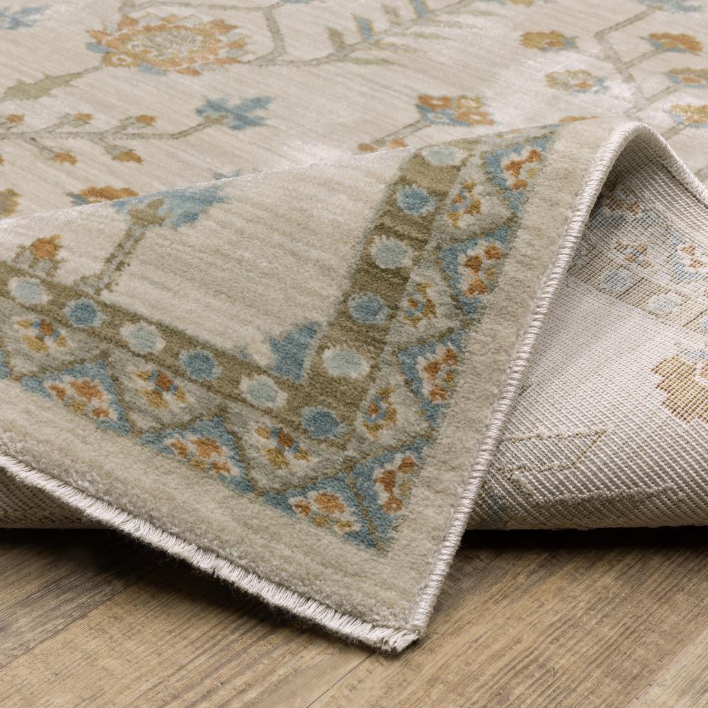 Oriental Weavers Maeve MAE07 Beige Rectangle Indoor Runner Oriental Pattern-