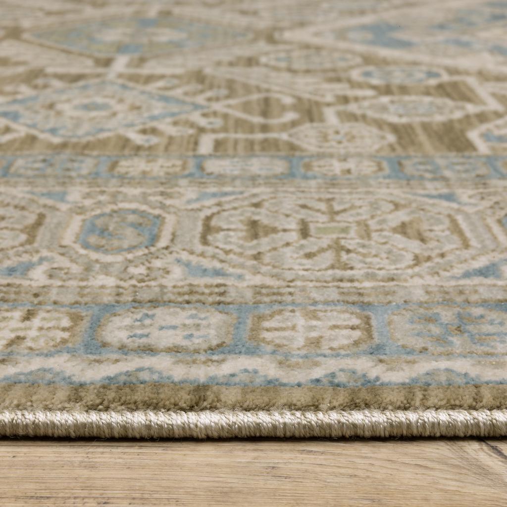 Oriental Weavers Maeve MAE08 Brown Rectangle Indoor Runner Oriental Pattern-