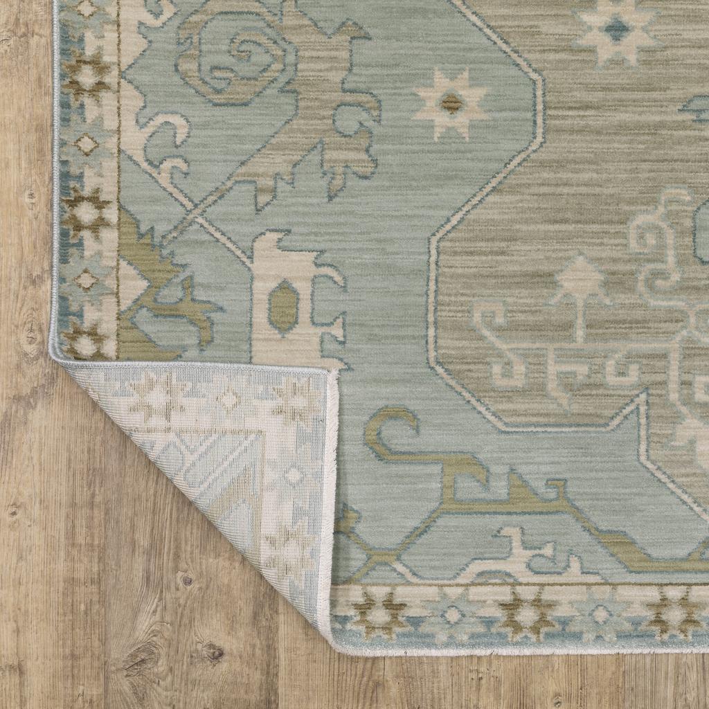 Oriental Weavers Maeve MAE12 Grey Rectangle Indoor Area Rug Oriental Pattern-