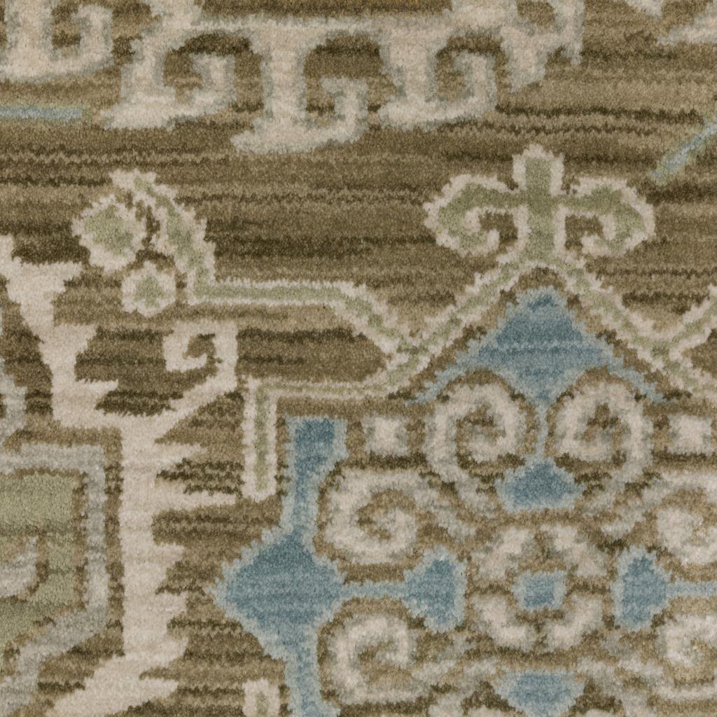 Oriental Weavers Maeve MAE13 Brown Rectangle Indoor Area Rug Oriental Pattern-