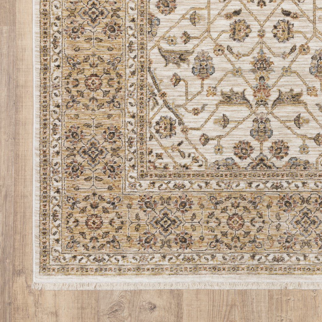 Oriental Weavers Maharaja 001J1 Multicolor Rectangle Indoor Runner - Stain Resistant Low Pile Vintage Style Rug with Oriental Design-