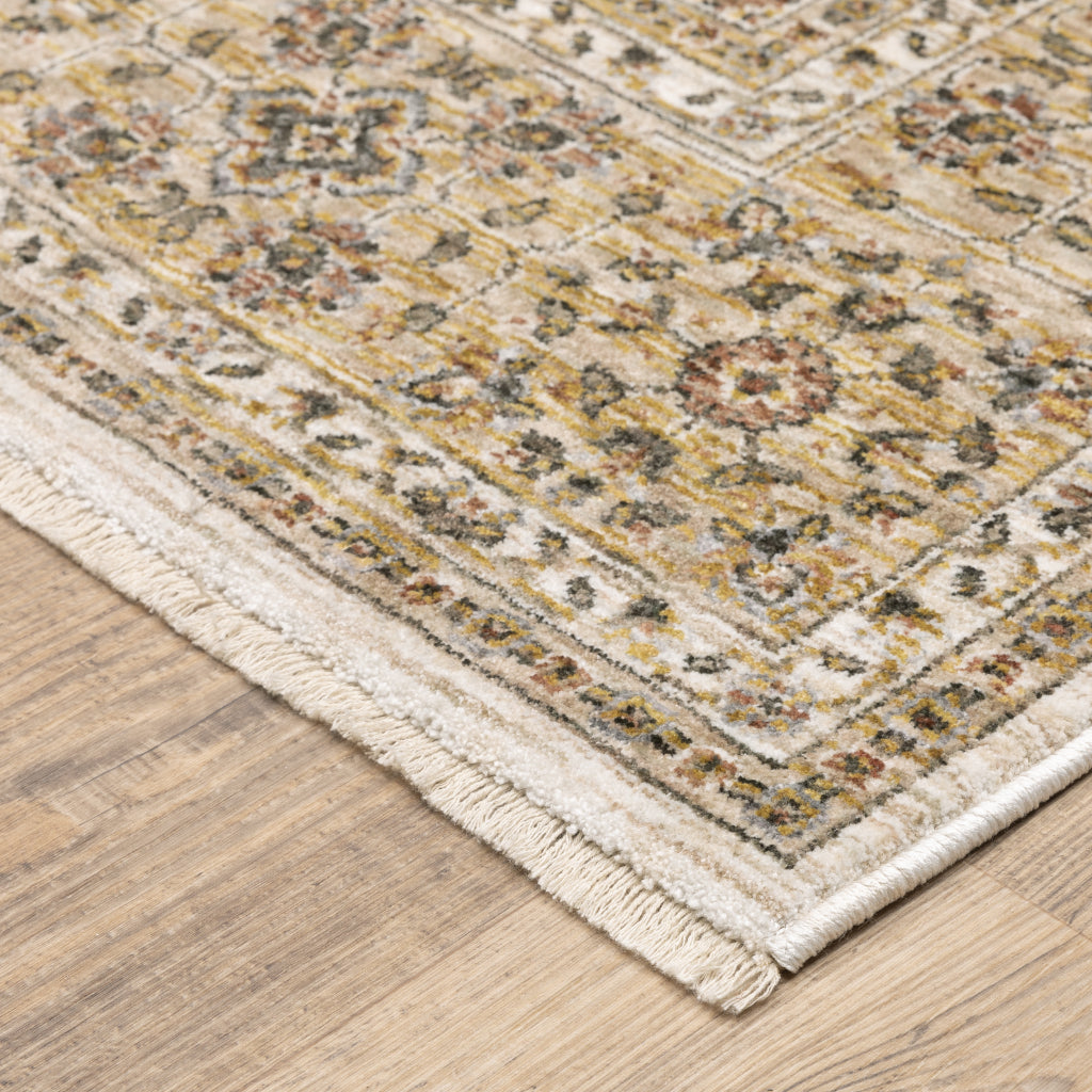Oriental Weavers Maharaja 001J1 Multicolor Rectangle Indoor Runner - Stain Resistant Low Pile Vintage Style Rug with Oriental Design-