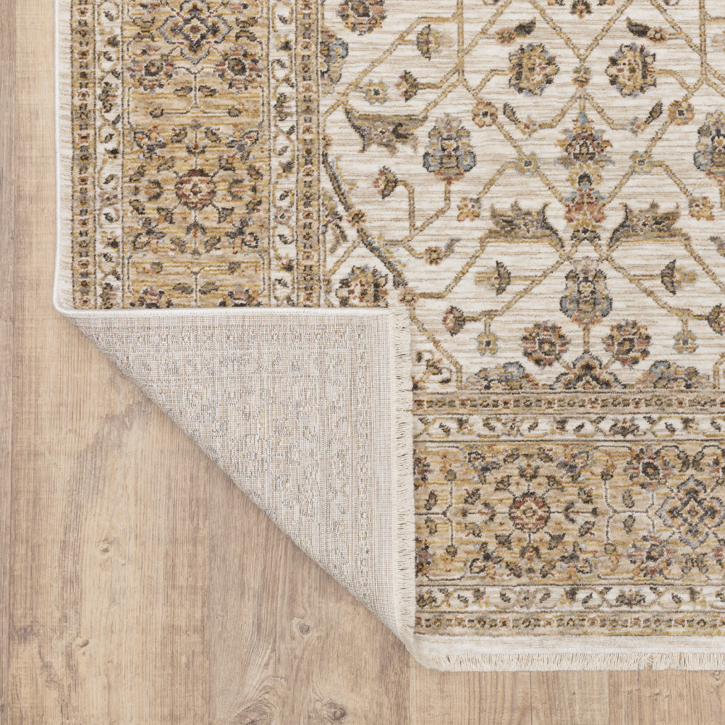 Oriental Weavers Maharaja 001J1 Multicolor Rectangle Indoor Runner - Stain Resistant Low Pile Vintage Style Rug with Oriental Design-