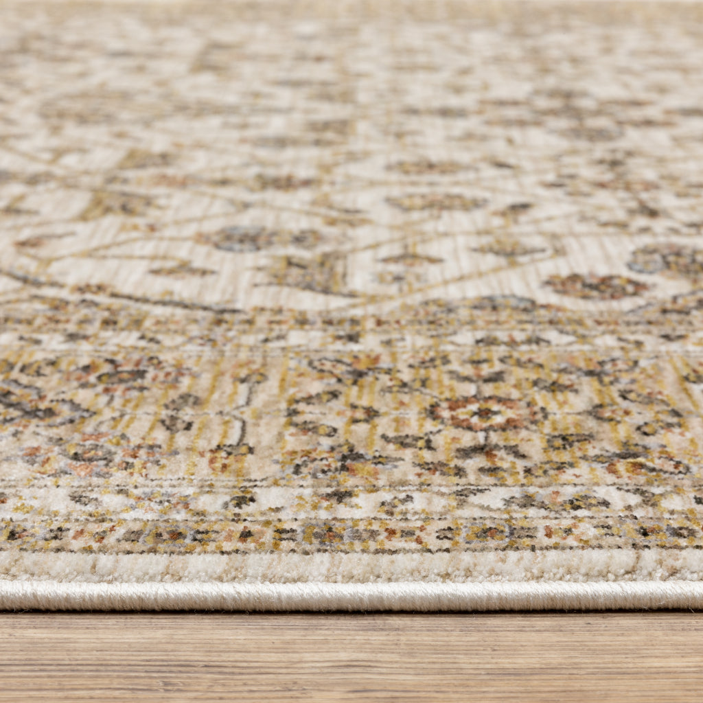 Oriental Weavers Maharaja 001J1 Multicolor Rectangle Indoor Runner - Stain Resistant Low Pile Vintage Style Rug with Oriental Design-