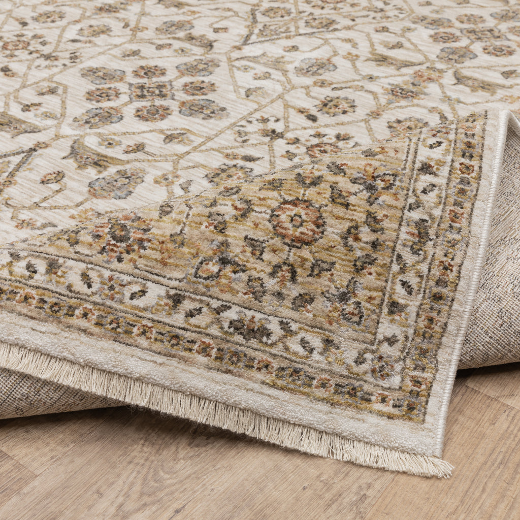 Oriental Weavers Maharaja 001J1 Multicolor Rectangle Indoor Runner - Stain Resistant Low Pile Vintage Style Rug with Oriental Design-