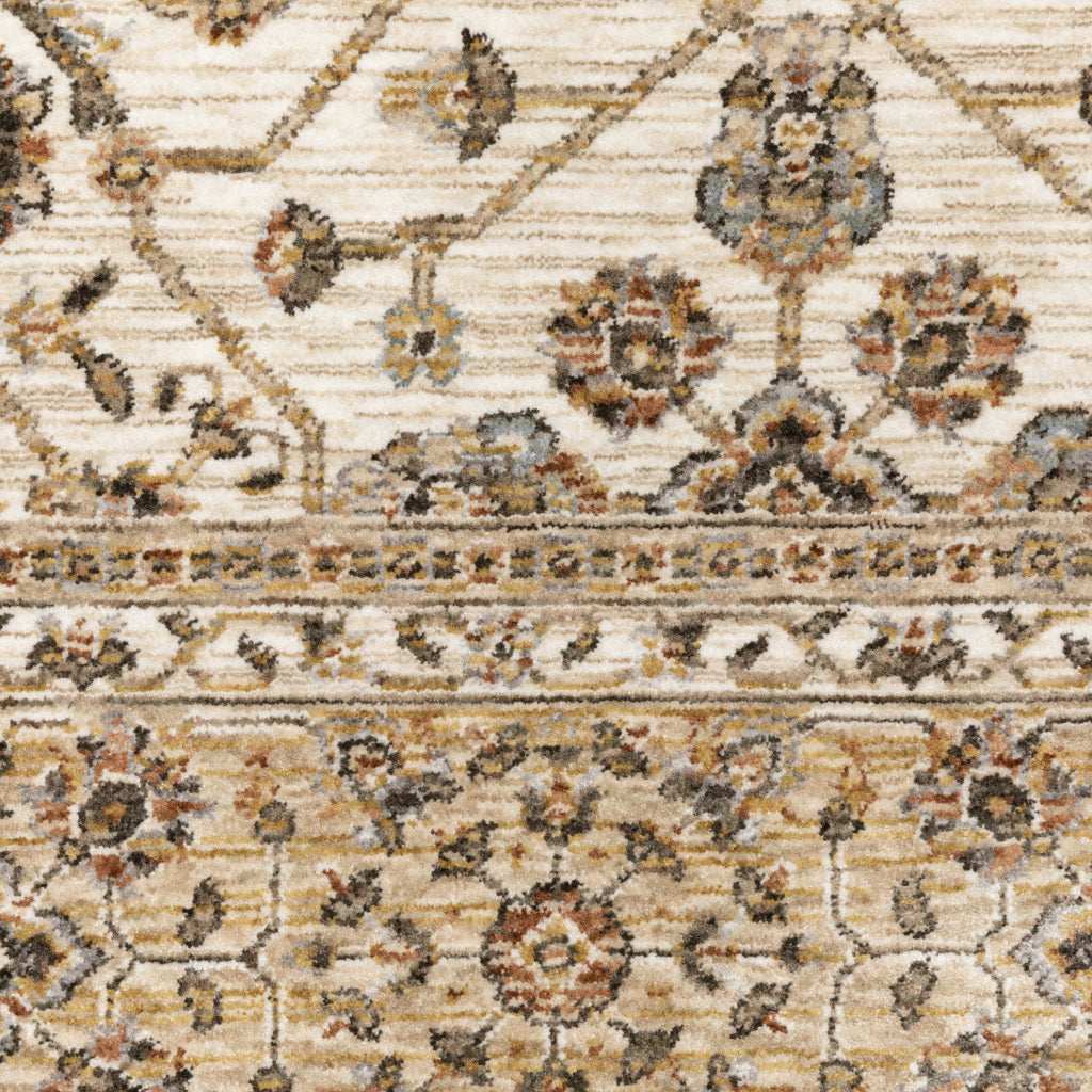 Oriental Weavers Maharaja 001J1 Multicolor Rectangle Indoor Runner - Stain Resistant Low Pile Vintage Style Rug with Oriental Design-
