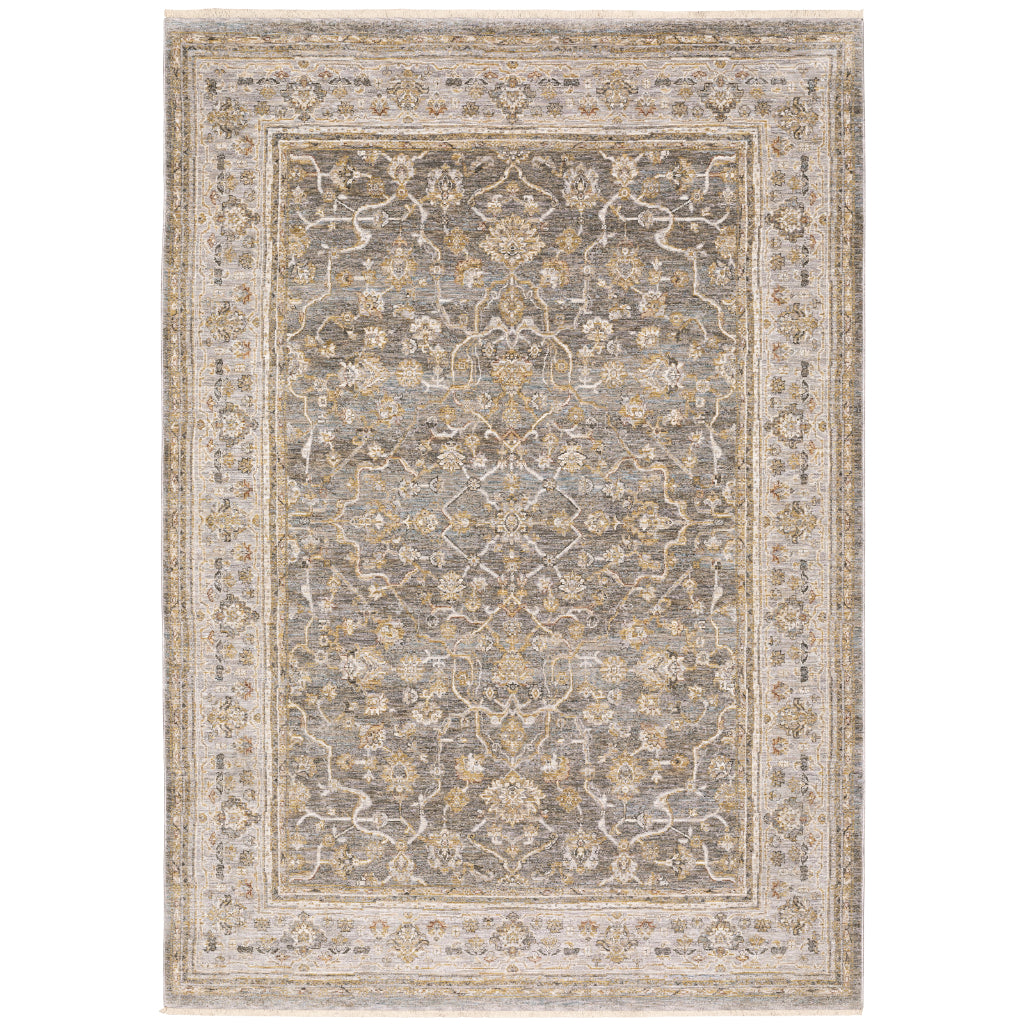Oriental Weavers Maharaja 040M1 Multicolor Rectangle Indoor Area Rug - Stain Resistant Low Pile Vintage Style Rug with Oriental Design-
