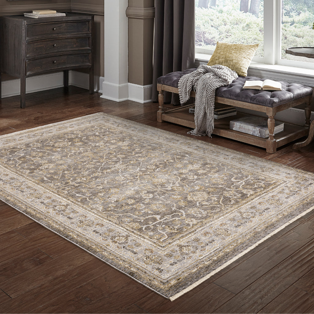 Oriental Weavers Maharaja 040M1 Multicolor Rectangle Indoor Area Rug - Stain Resistant Low Pile Vintage Style Rug with Oriental Design-