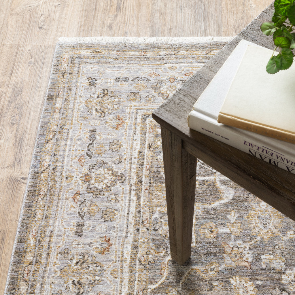 Oriental Weavers Maharaja 040M1 Multicolor Rectangle Indoor Runner - Stain Resistant Low Pile Vintage Style Rug with Oriental Design-
