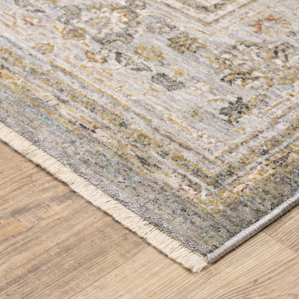 Oriental Weavers Maharaja 040M1 Multicolor Rectangle Indoor Runner - Stain Resistant Low Pile Vintage Style Rug with Oriental Design-