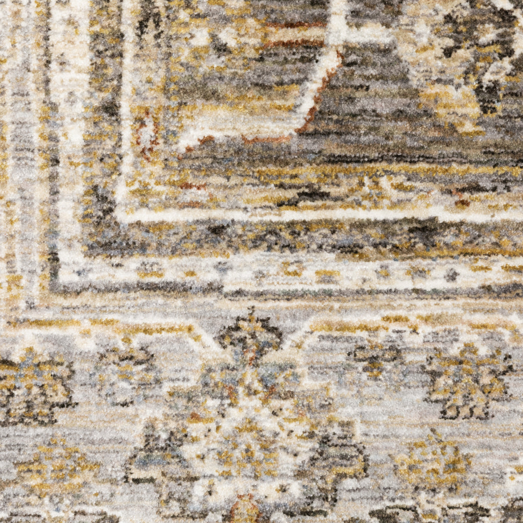 Oriental Weavers Maharaja 040M1 Multicolor Rectangle Indoor Runner - Stain Resistant Low Pile Vintage Style Rug with Oriental Design-