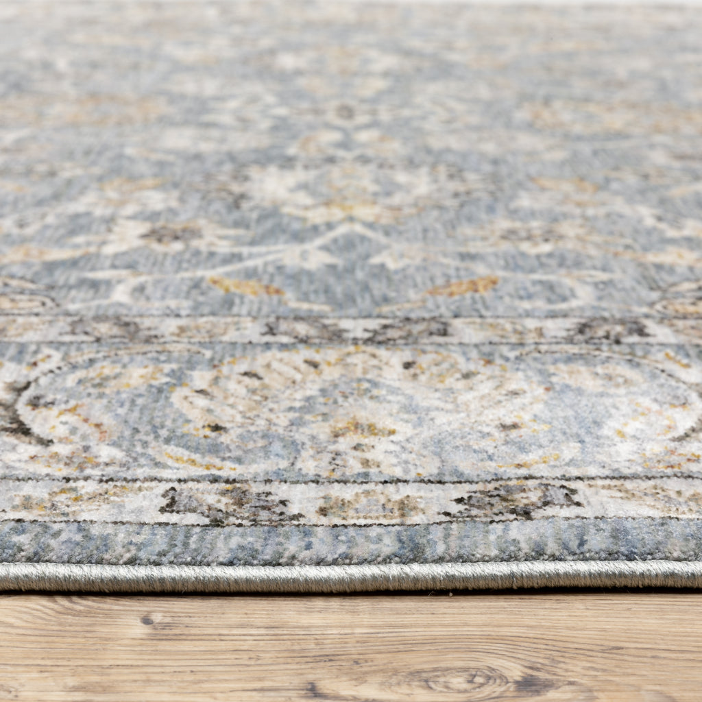 Oriental Weavers Maharaja 070E1 Multicolor Rectangle Indoor Runner - Stain Resistant Low Pile Vintage Style Rug with Oriental Design-