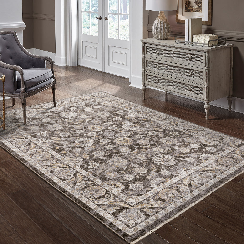 Oriental Weavers Maharaja 070N1 Multicolor Rectangle Indoor Area Rug - Stain Resistant Low Pile Vintage Style Rug with Oriental Design-