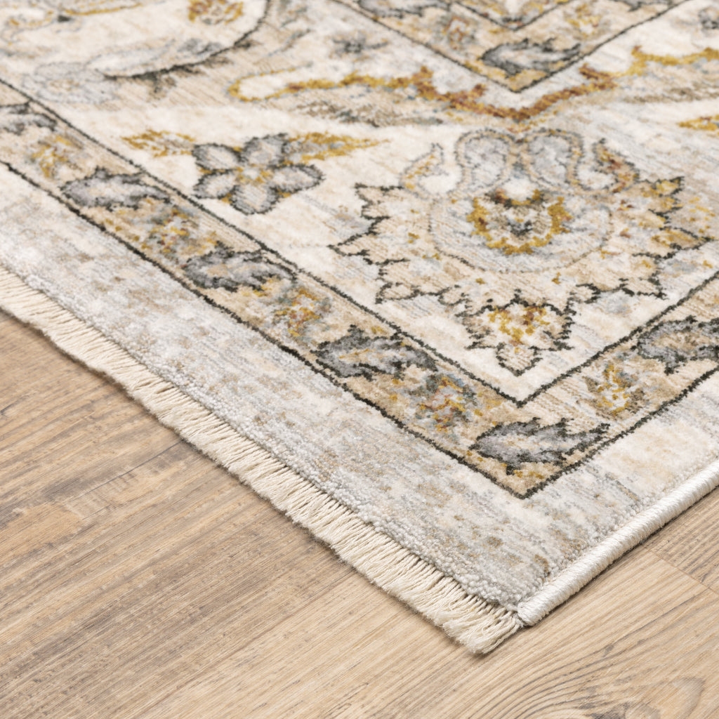 Oriental Weavers Maharaja 070W1 Multicolor Rectangle Indoor Runner - Stain Resistant Low Pile Vintage Style Rug with Oriental Design-