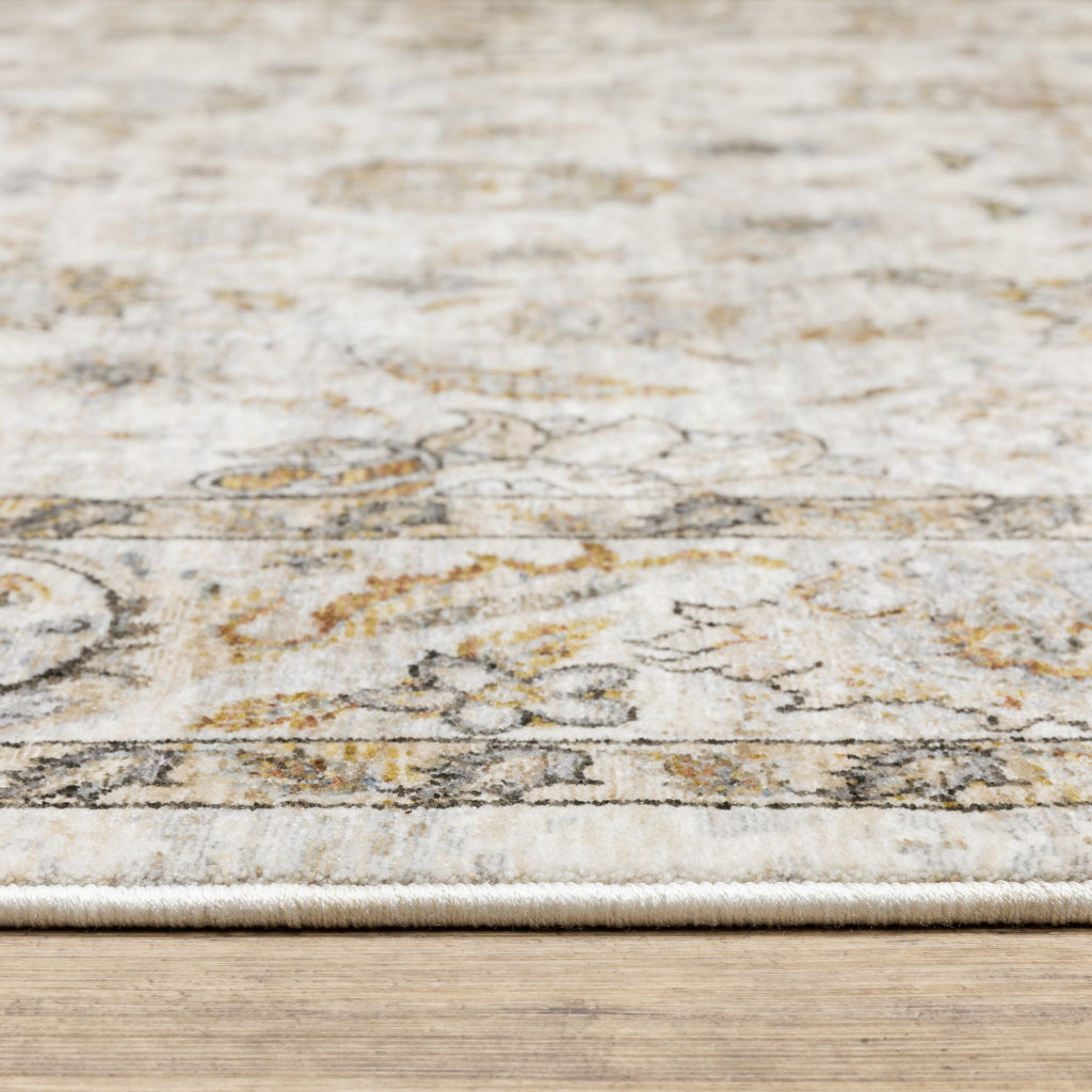 Oriental Weavers Maharaja 070W1 Multicolor Rectangle Indoor Runner - Stain Resistant Low Pile Vintage Style Rug with Oriental Design-