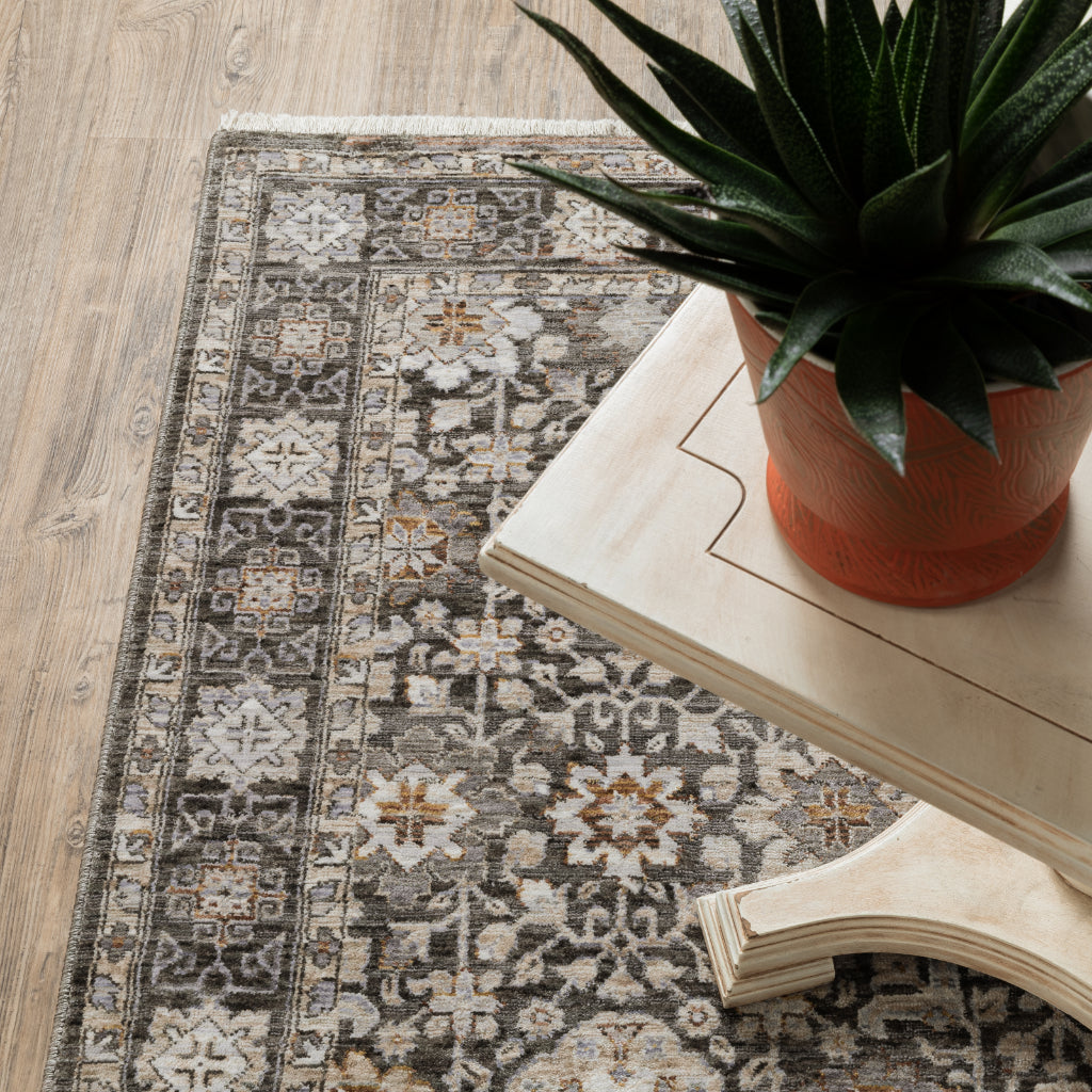 Oriental Weavers Maharaja 071N1 Multicolor Rectangle Indoor Runner - Stain Resistant Low Pile Floral Rug-